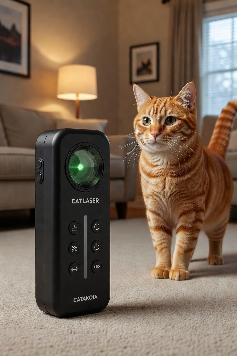 Orange Tabby with Laser Pointer